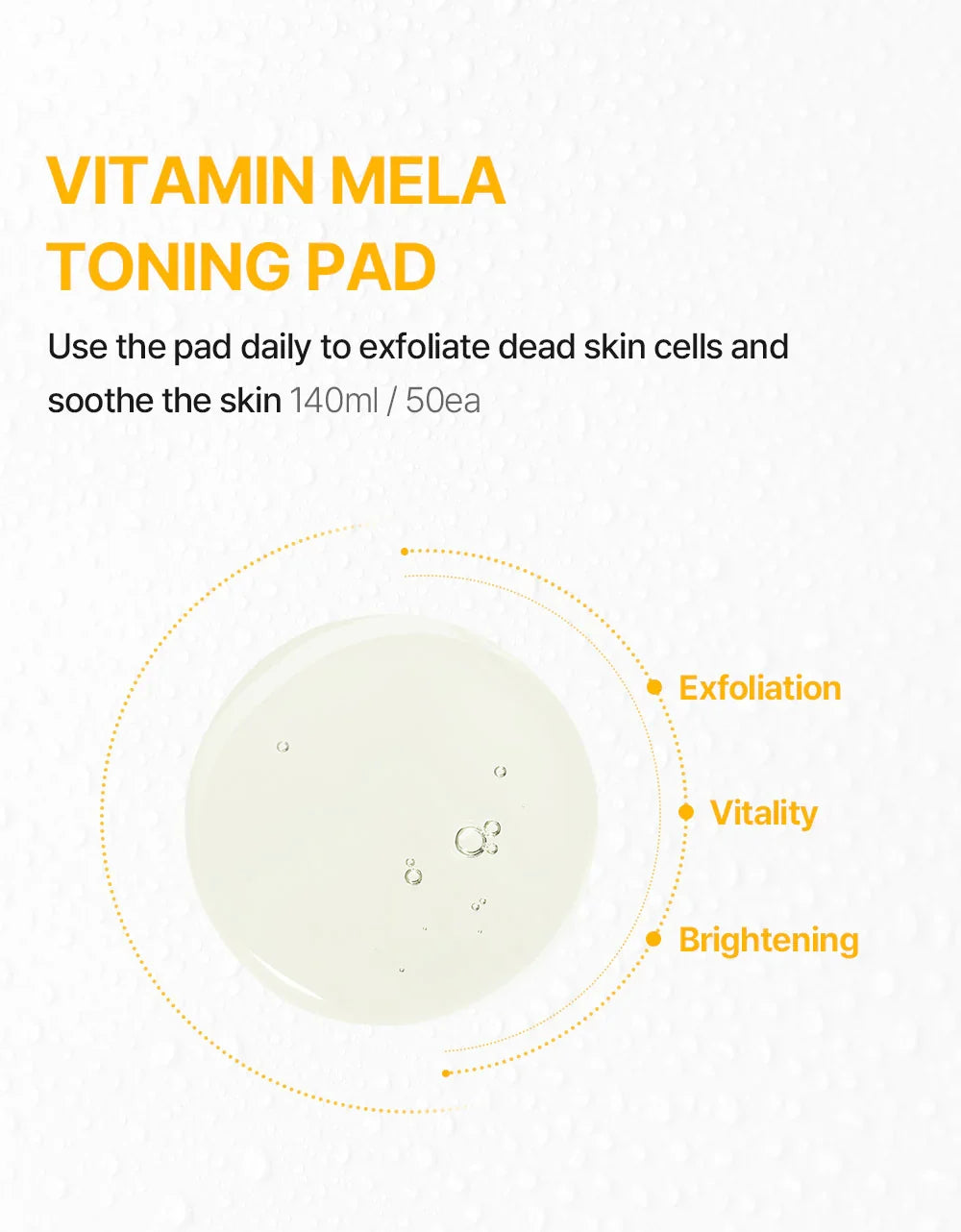 MEDIPEEL Vitamin Mela Toning Pad Δίσκοι Τόνωσης 50pcs