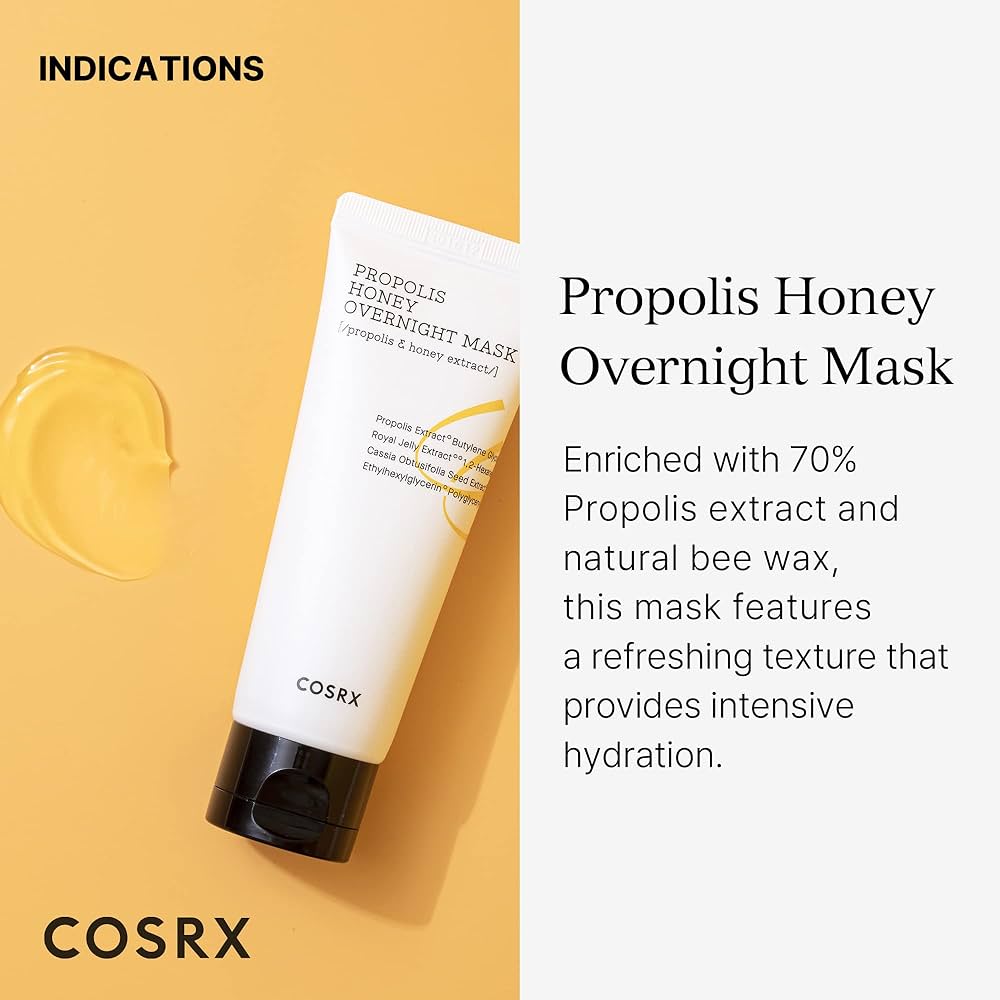 COSRX Full Fit Propolis Honey Overnight Mask 60 ml – Μάσκα προσώπου