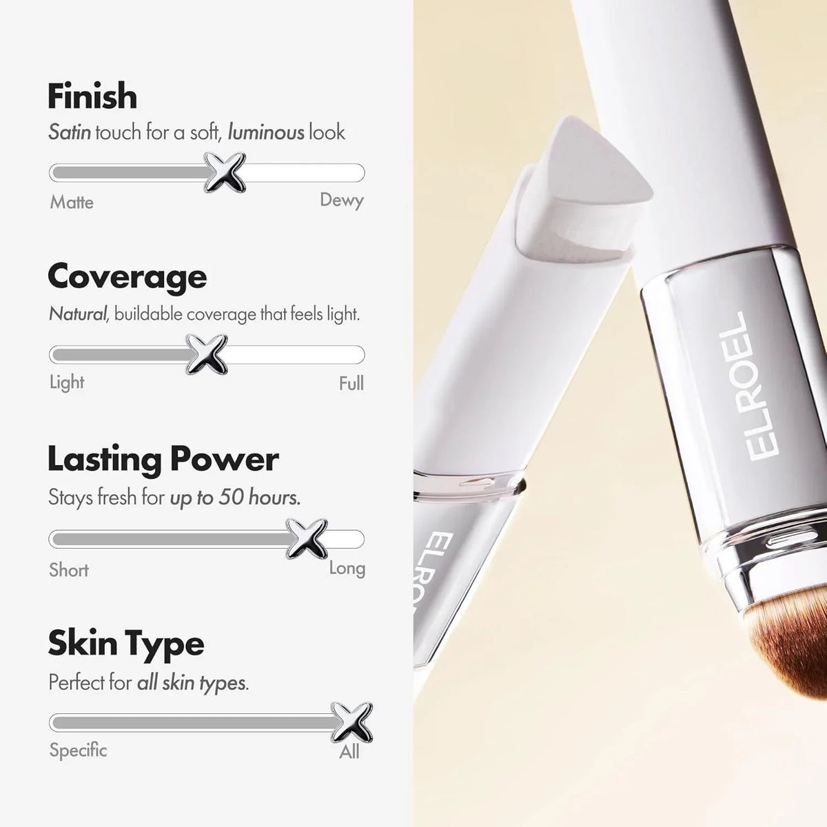 ELROEL BLANC COVER CREAM STICK DEEP Κρέμα Προσώπου 13g