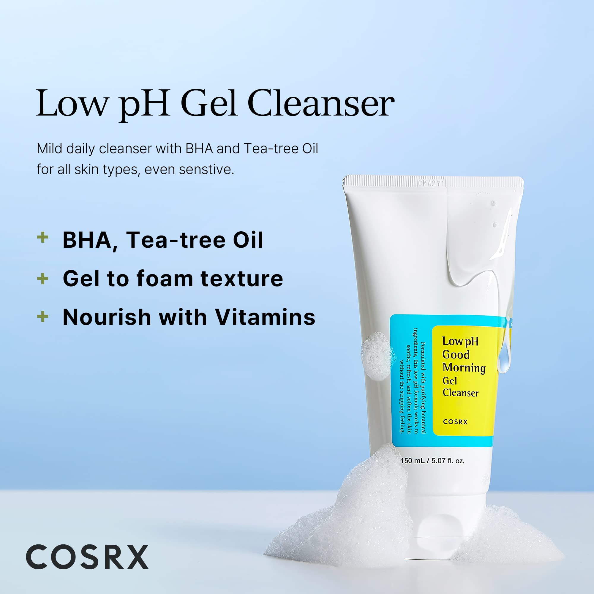 COSRX - Low pH Good Morning Gel Cleanser 150ml