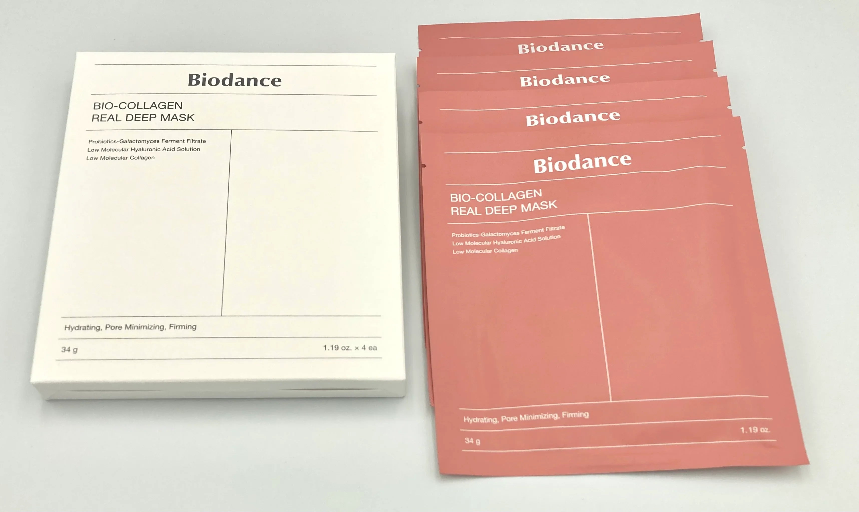 BIODANCE - Μάσκα Βαθιάς Απολέπισης με Βιολογικό Κολλαγόνο 4 τεμάχια