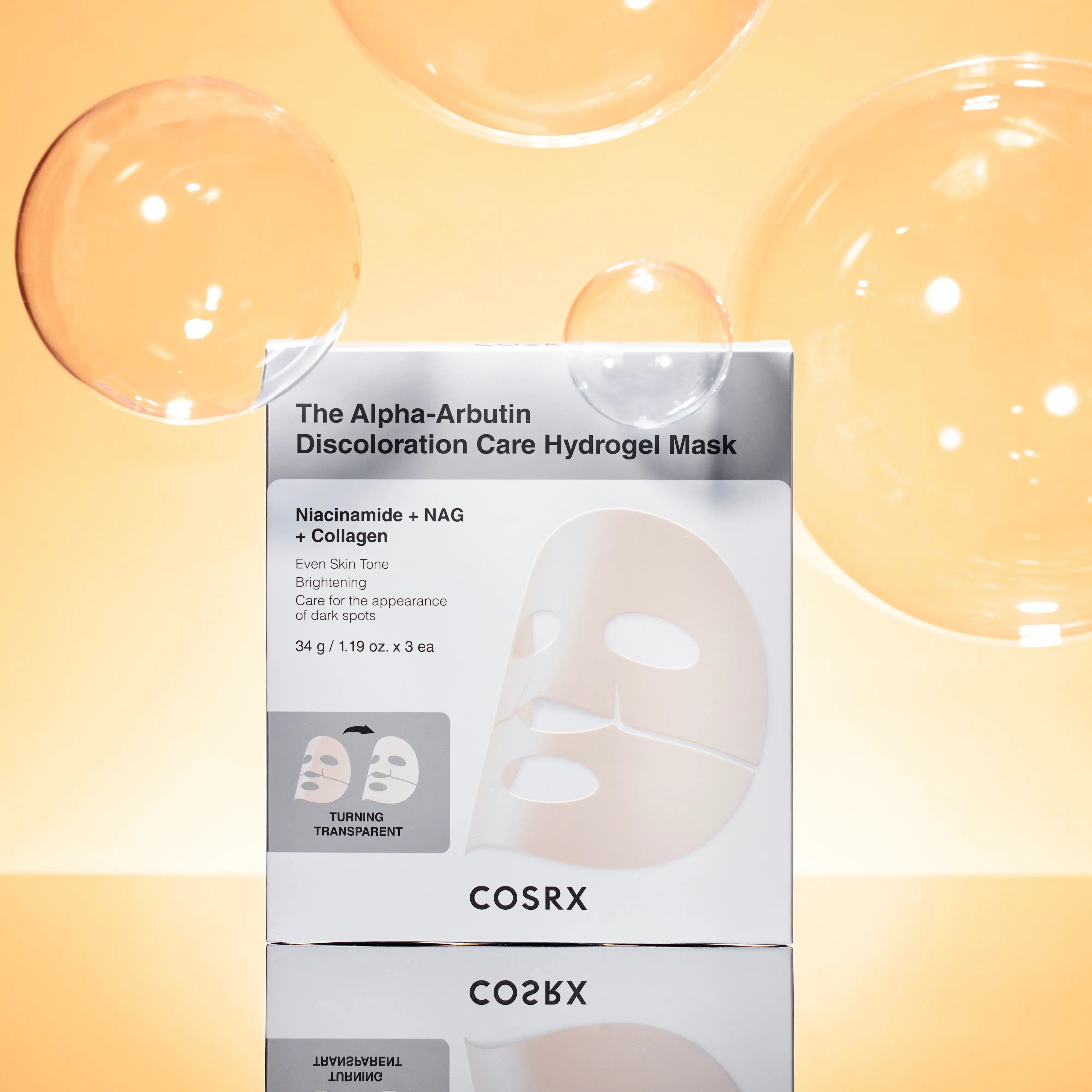 COSRX The Alpha-Arbutin Discoloration Care Hydrogel Mask