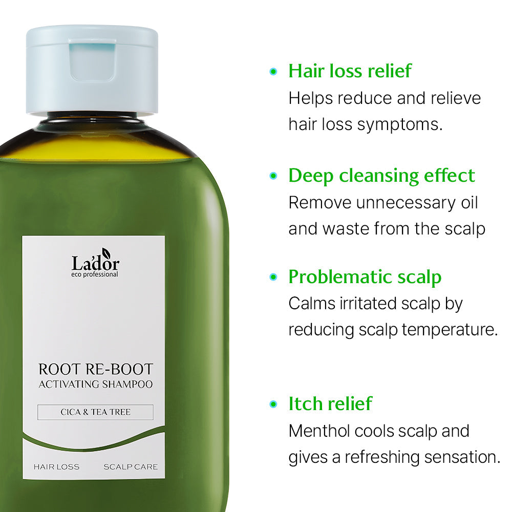 LADOR - Σαμπουάν ενεργοποίησης ρίζας Cica & Tea Tree 300ml