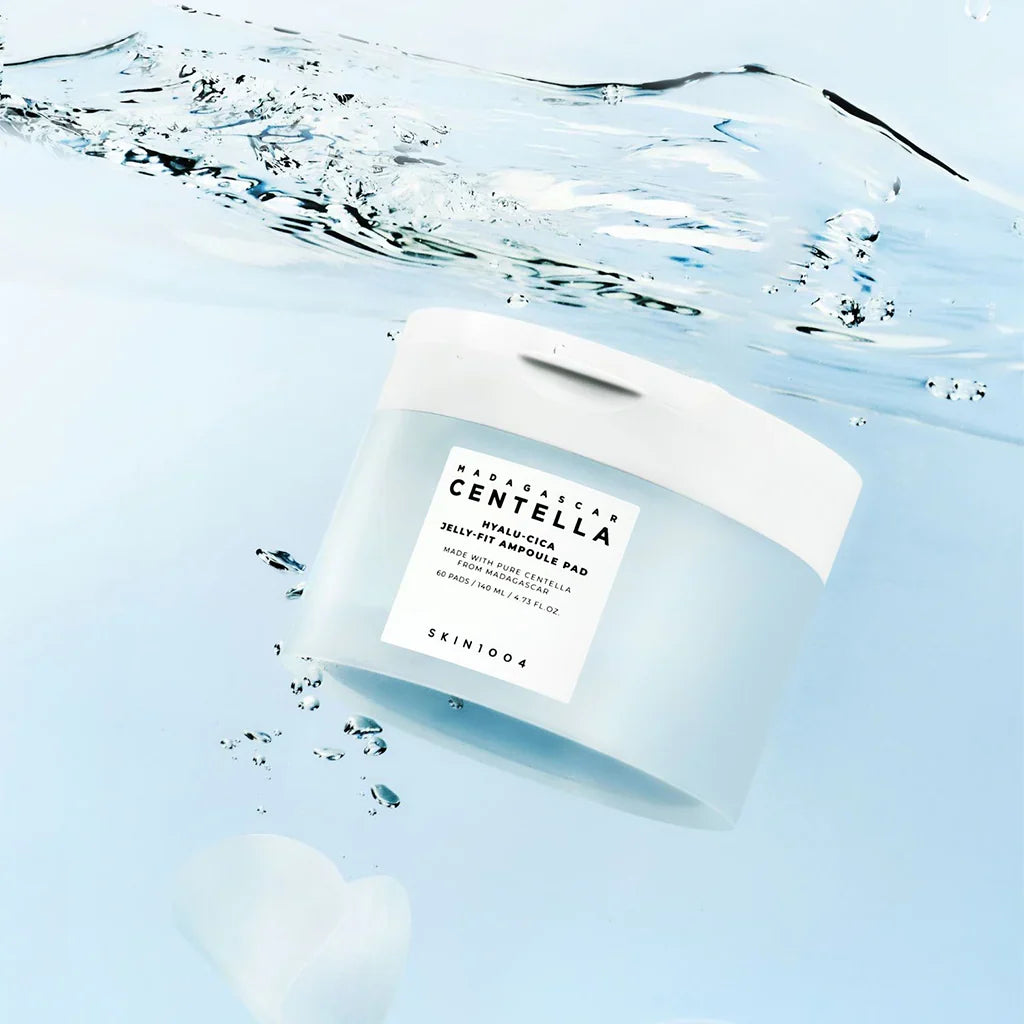 Skin1004 Madagascar Centella Hyalucica Jellyfit Ampoule Pad Δίσκοι Τόνωσης 60pcs