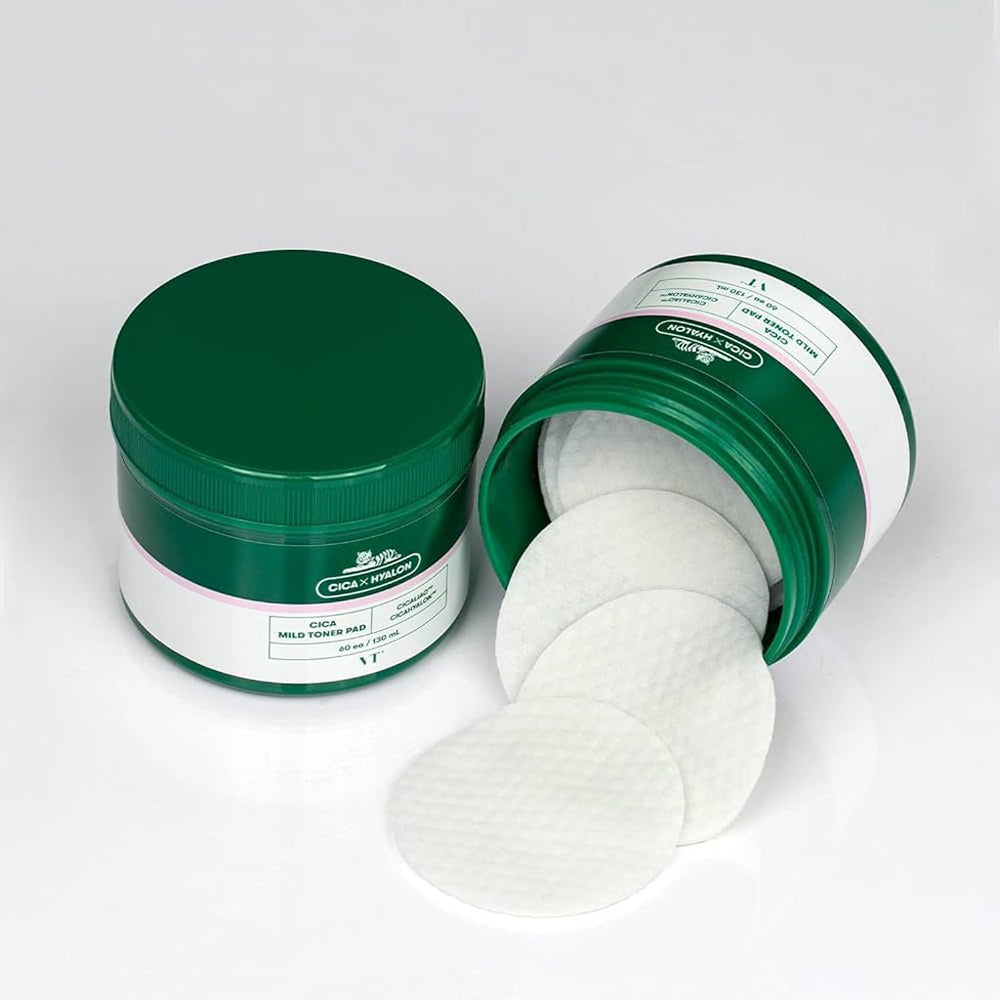 VT Cosmetics - Cica Mild Toner Pads 60 τεμάχια 130ml