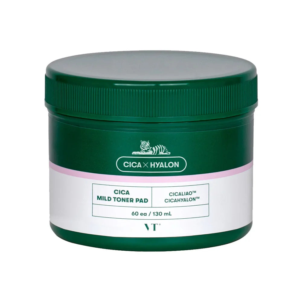 VT Cosmetics - Cica Mild Toner Pads 60 τεμάχια 130ml