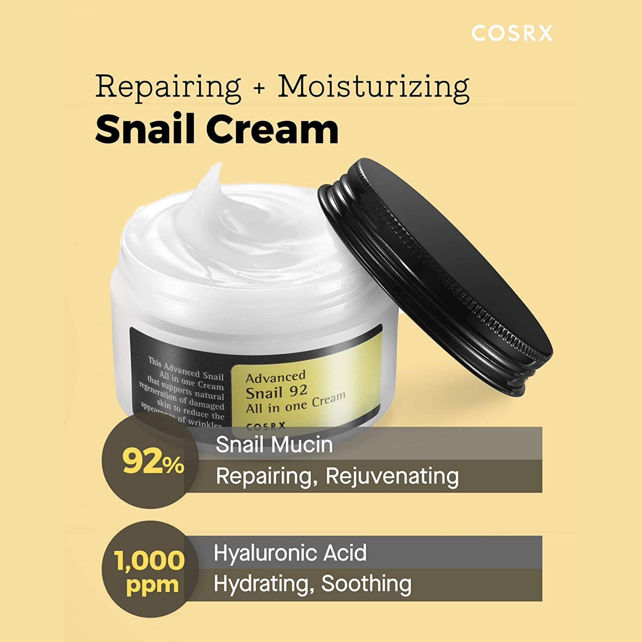 COSRX - Κρέμα All-in-One Advanced Snail 92 100ml