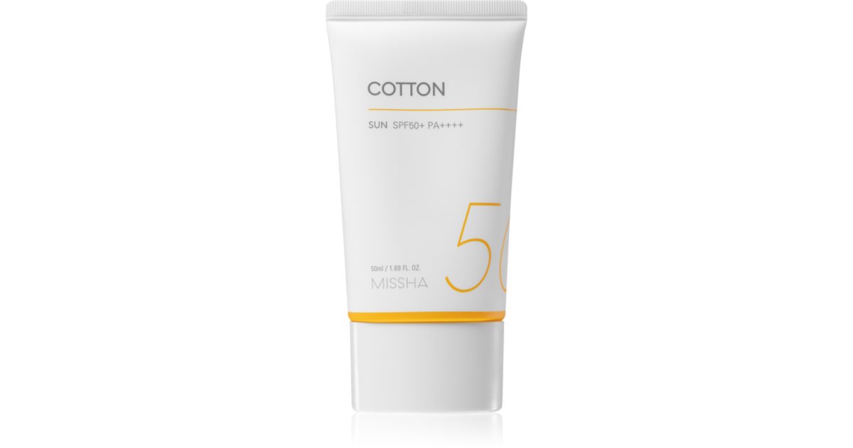 MISSHA All Around Safe Block Cotton Sun SPF50+/PA++++ Αντηλιακό Προσώπου 50ml