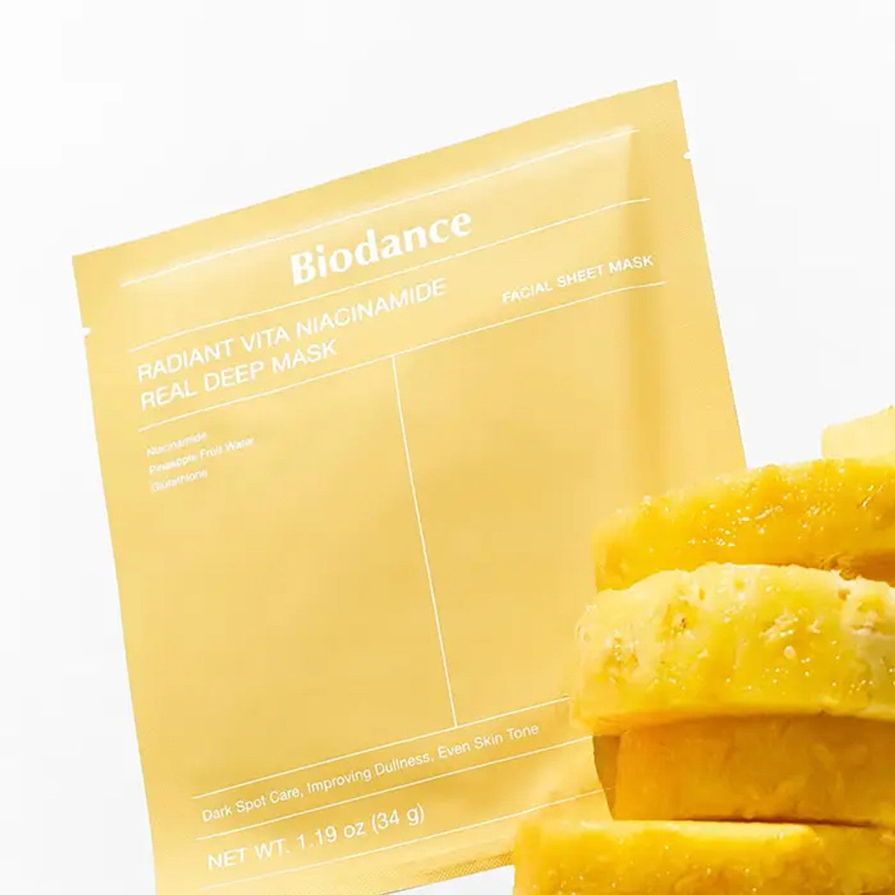 Biodance - Radiant Vita Niacinamide Real Deep Mask - Μάσκα Προσώπου με Φωτεινή Δράση