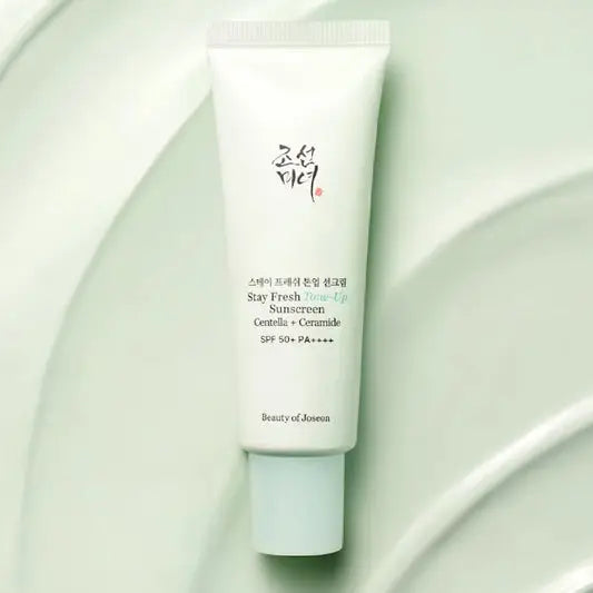Beauty of Joseon Stay Fresh Tone-up Sunscreen In Green SPF 50+ PA++++