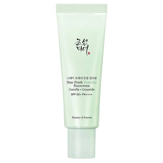 Beauty of Joseon Stay Fresh Tone-up Sunscreen In Green SPF 50+ PA++++
