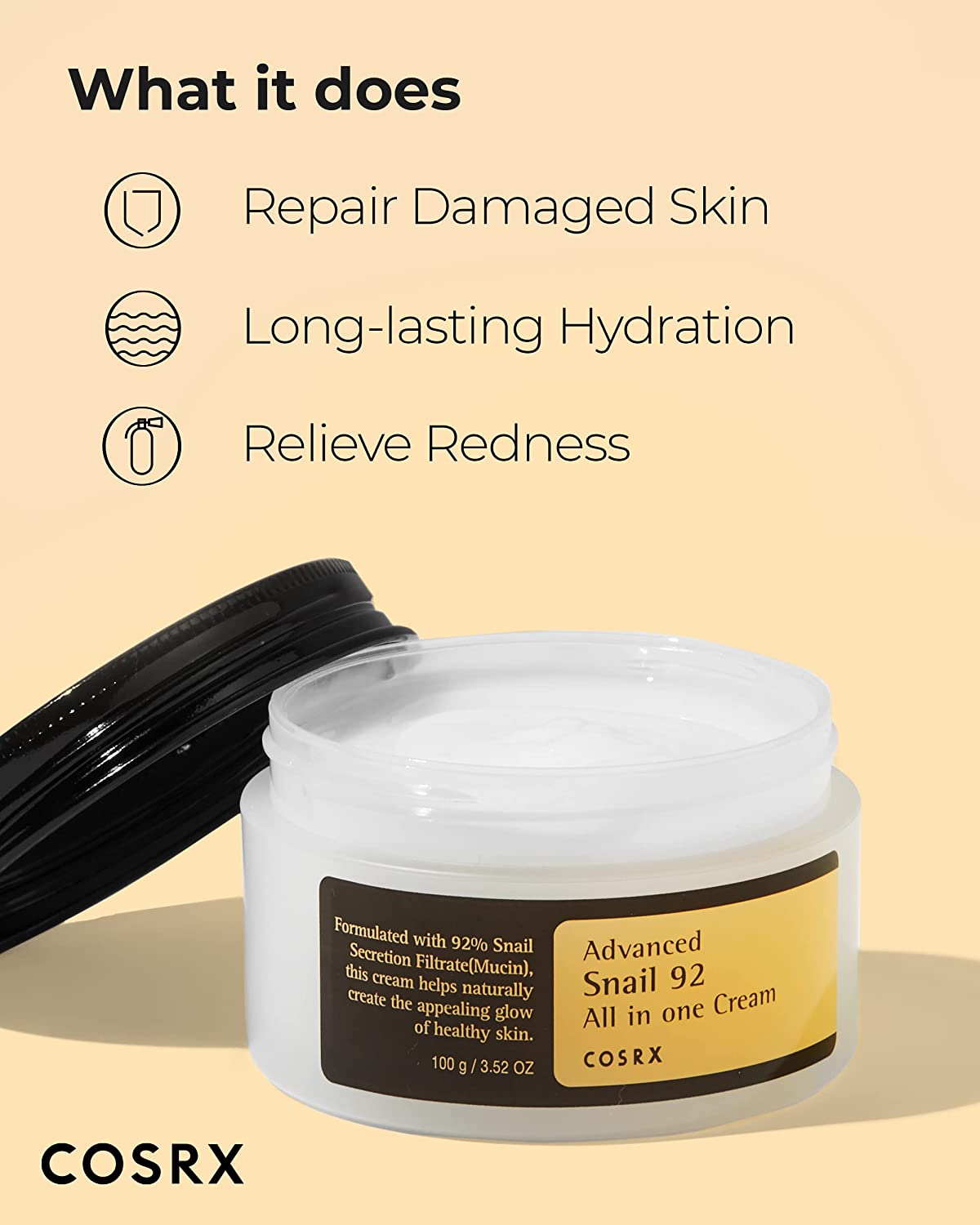 COSRX - Κρέμα All-in-One Advanced Snail 92 100ml