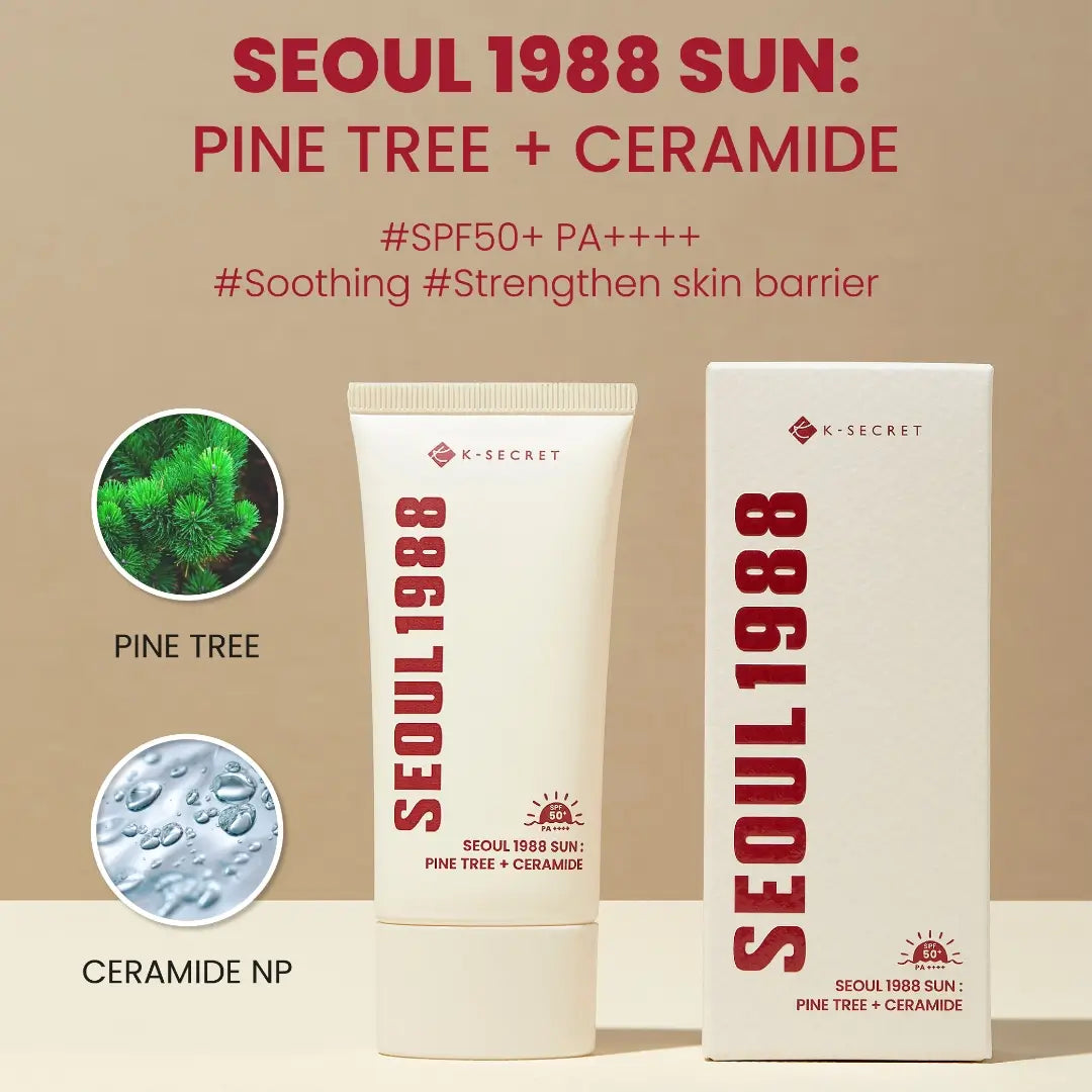 K - SECRET SEOUL 1988 - SEOUL 1988 Αντηλιακό: Πεύκο + Κεραμίδιο SPF 50+ PA++++