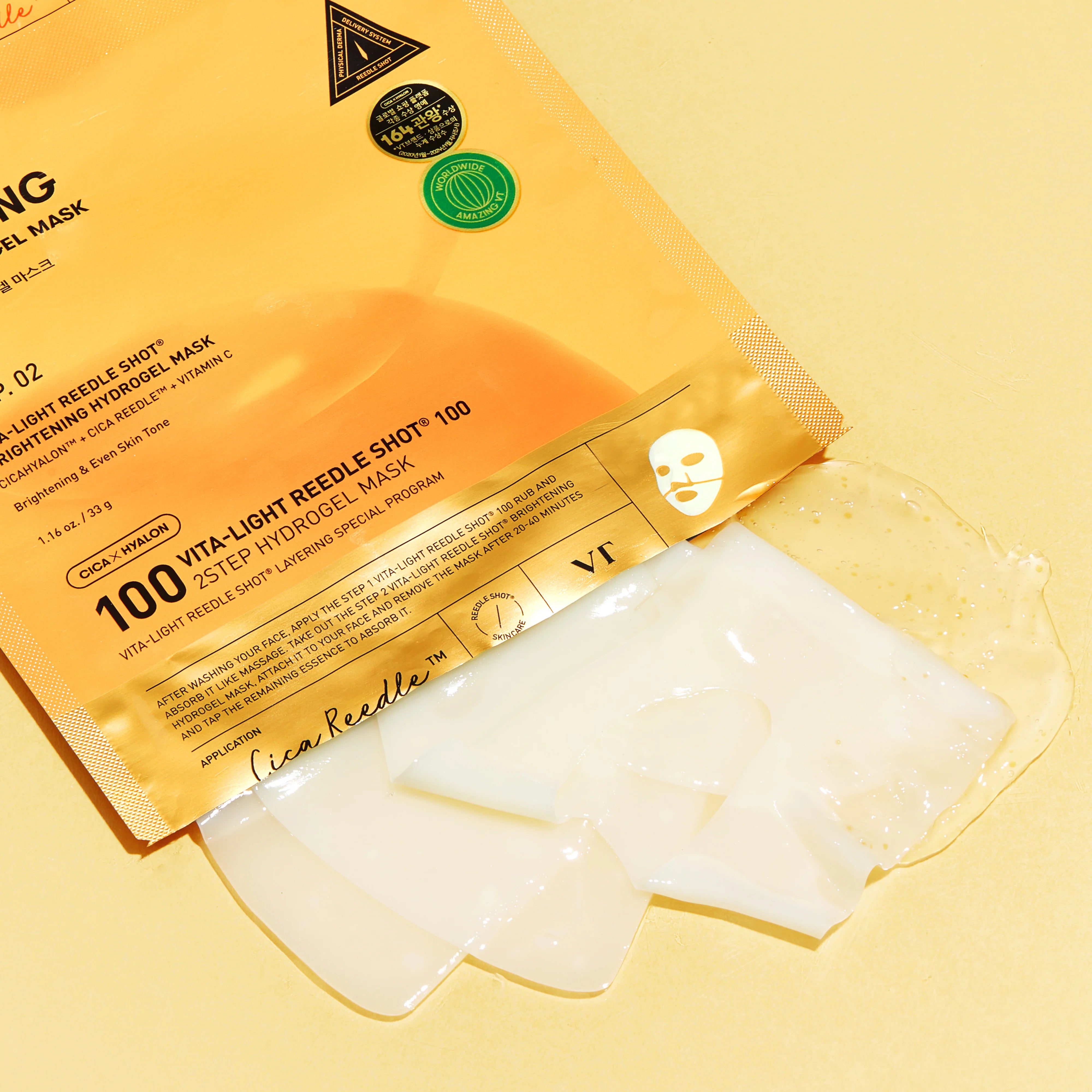 VT Vita-Light Reedle Shot™ 100 – Μάσκα υδρογέλης 2 βημάτων