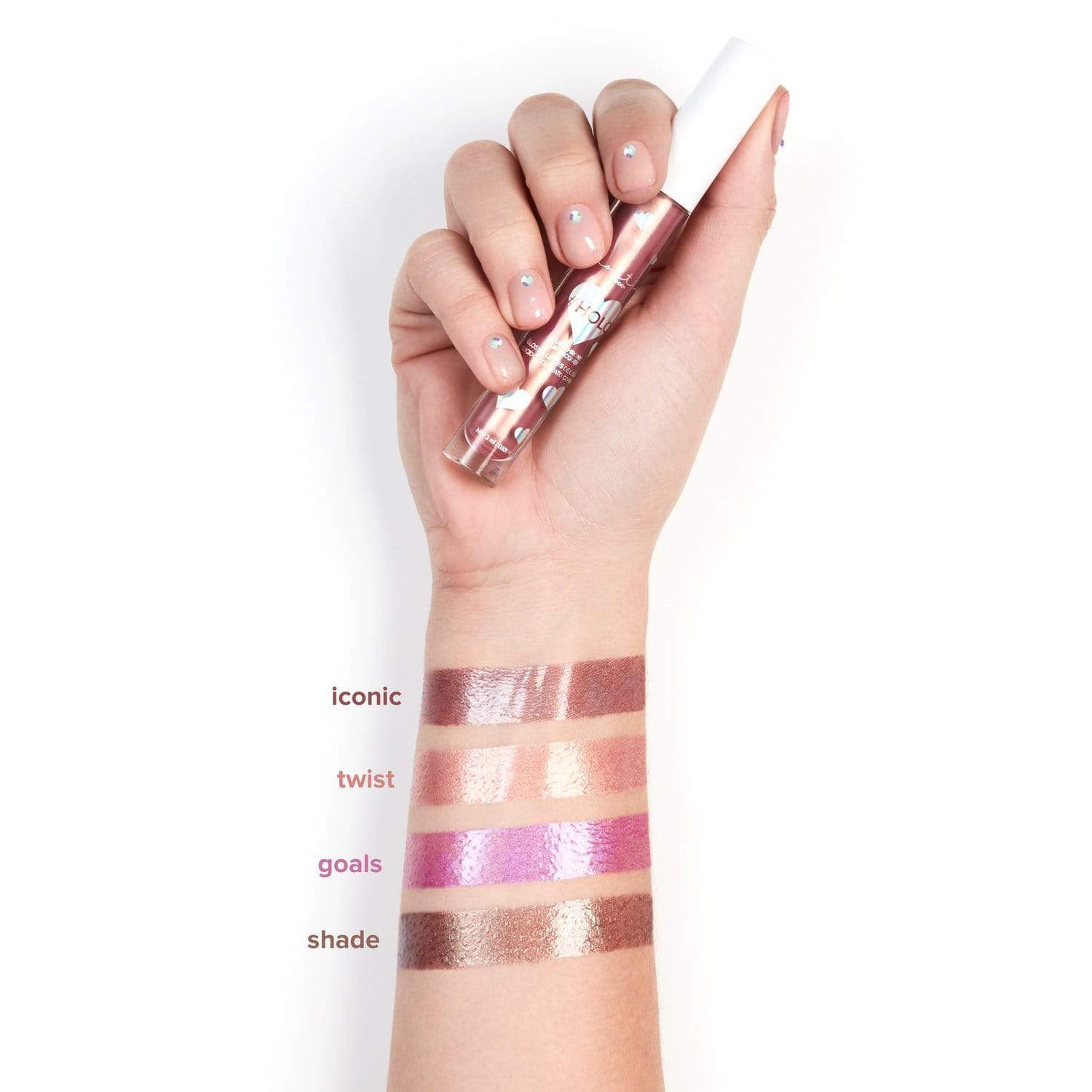 Lottie Holo Duochrome Lip Gloss for high-coverage, multi-dimensional pigments