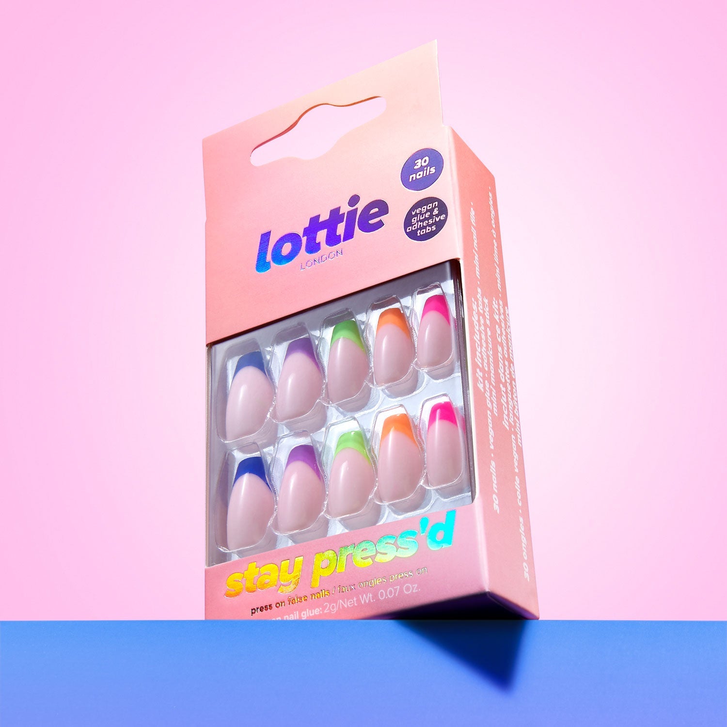 Lottie stay press'd - neon vibes