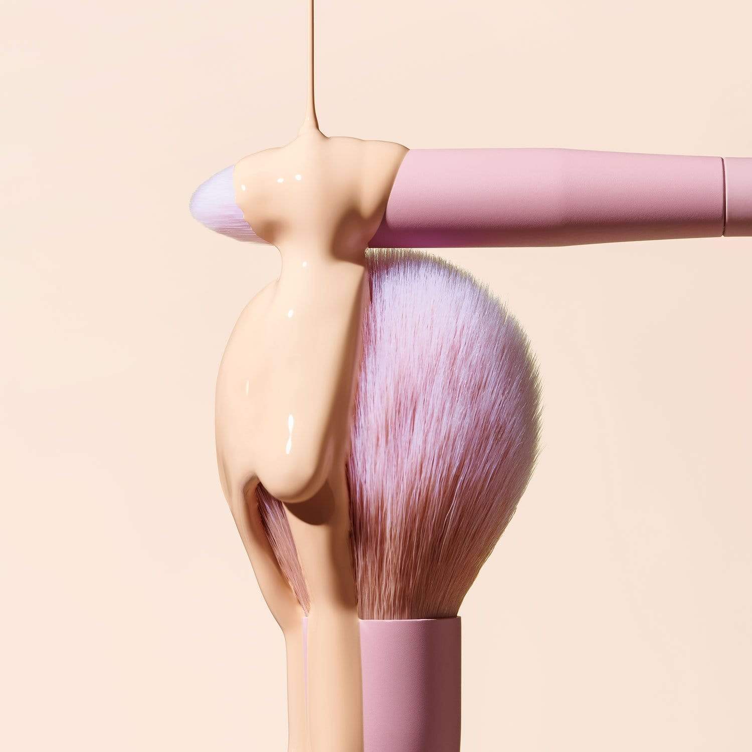 Tapered bronzer brush 100% Vegan