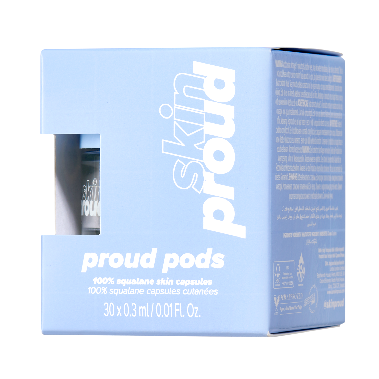SKINPROUD proud pods - 100% squalane ampoules